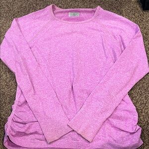 Athleta Light Pink Long Sleeve Tee